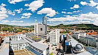 Blick auf die Stadt Jena.